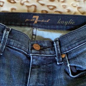 NWOT 7 for all mankind size 25 flare jeans